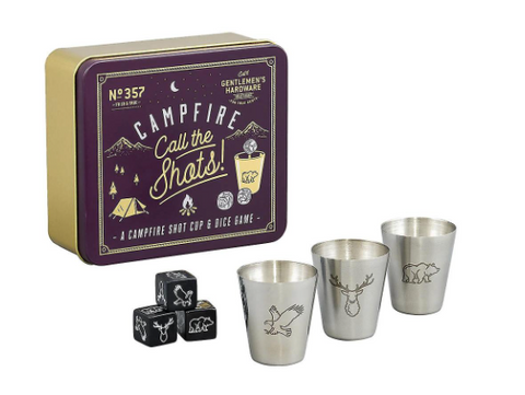 Campfire Call The Shots Shot Cup and Dice Game