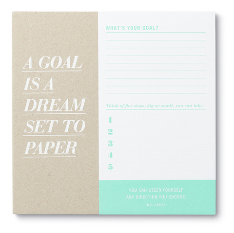 A Goal Is A Dream Desk Pad