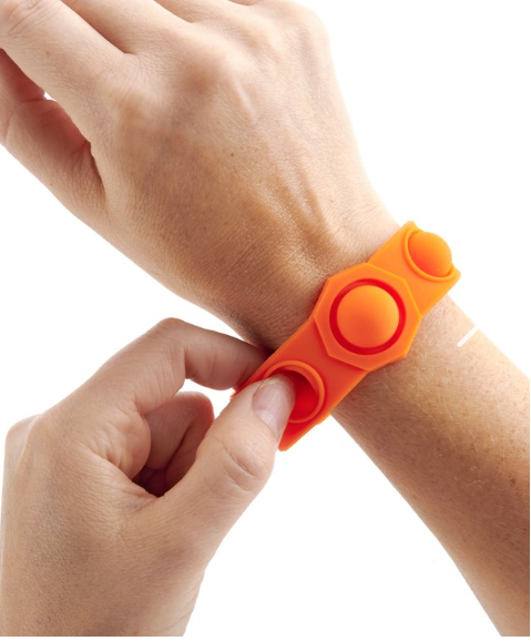 Adjustable Silicone Pop Bracelet