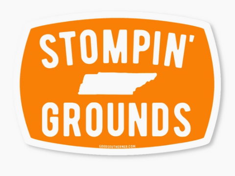 Stompin' Grounds TN Sticker