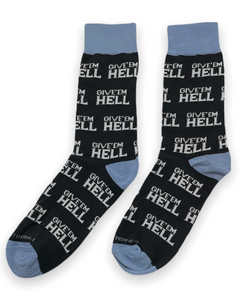 Give 'Em Hell Socks