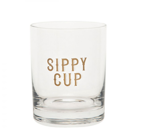 Sippy Cup Rocks Glass