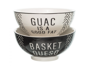 Queso/Guac Bowls