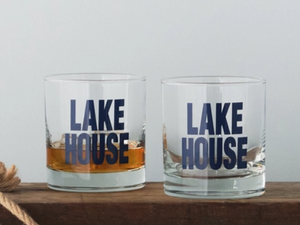Lake House Rocks Glass