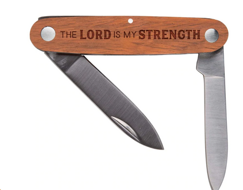 THE LORD IS MY STRENGTH MULTIPURPOSE POCKET KNIFE