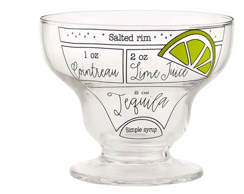 MARGARITA RECIPE GLASS