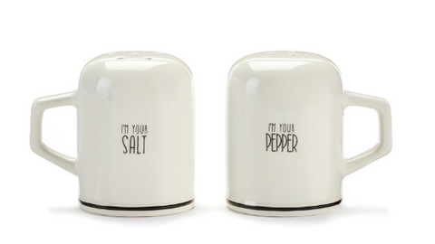 Salt & Pepper Shakers, Set of 2