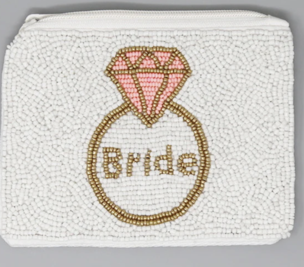 Bride Beaded Coin Purse