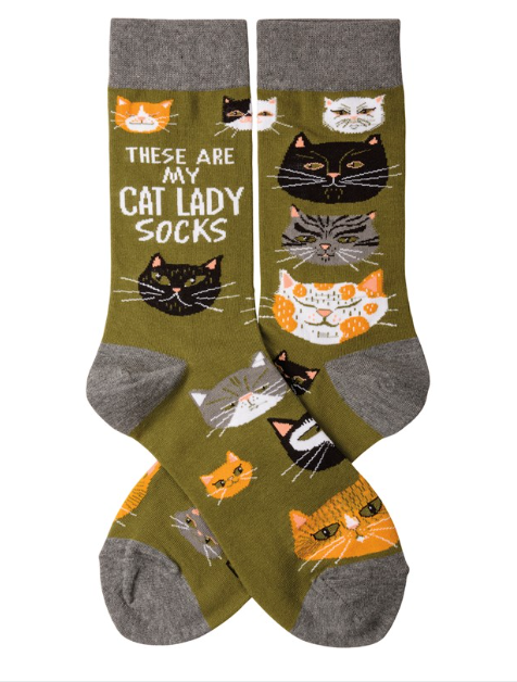 These Are My Cat Lady Socks