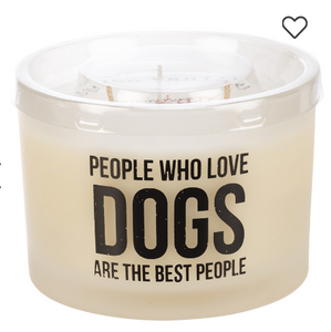 Jar Candle - People Who Love Dogs Are The Best