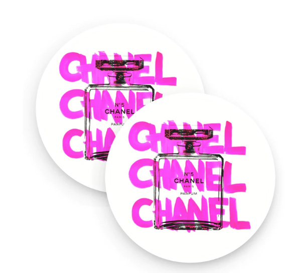 Chanel No.5 Coasters Set of 2 – Mildred and Mable's