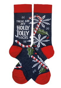 These Are My Holly Jolly Socks