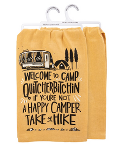 Welcome To Camp Kitchen Towel