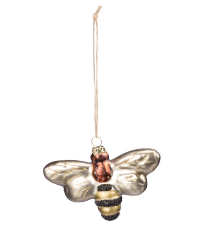 Glass Ornament - Bee