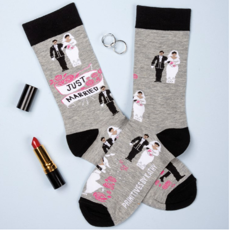 Just Married Socks