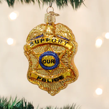 Police Badge Ornament