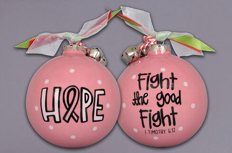 Fight The Good Fight Ornament