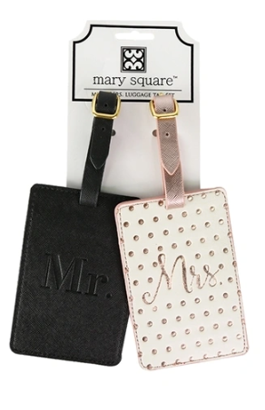 Luggage Tag Set Mr. & Mrs.