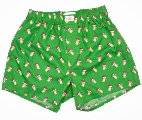 Men's Christmas Beer Cheers Boxers