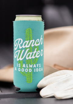 Ranch Water - Slim Can Coozie