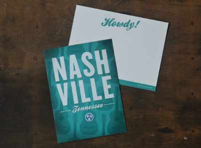 Nashville Tennessee Card