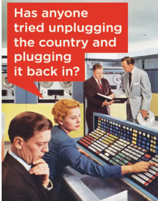 Magnet-Has anyone tried unplugging the country……