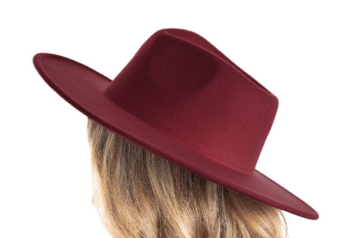 WIDE BRIM FELT HAT