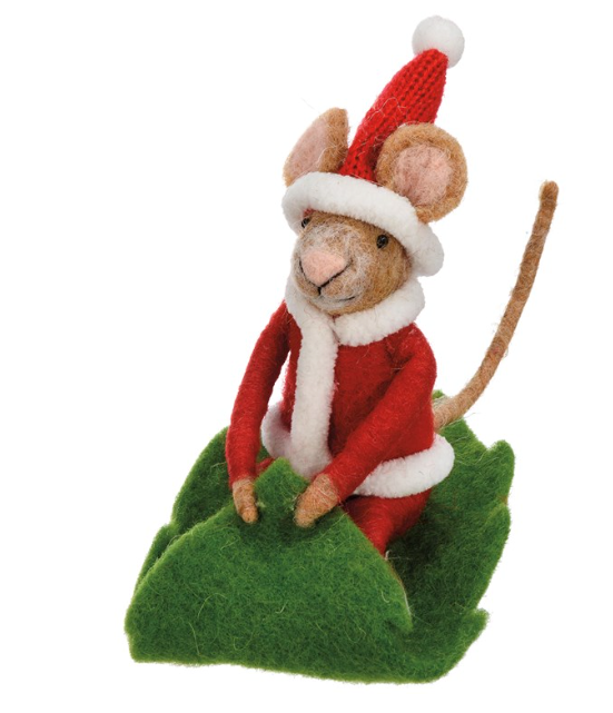 Critter - Santa Mouse Sledding