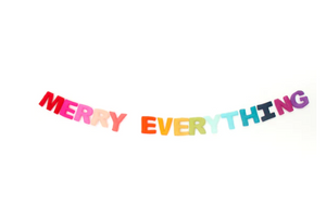 Merry Everything Felt Garland