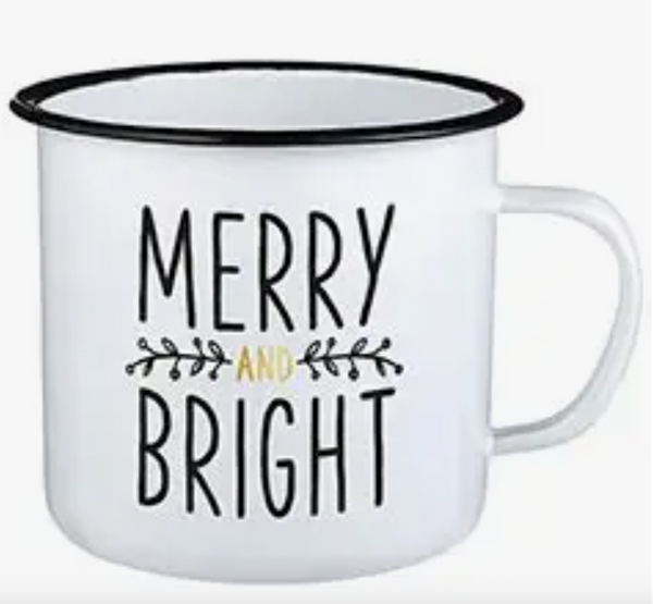 Christmas Enamel Mugs