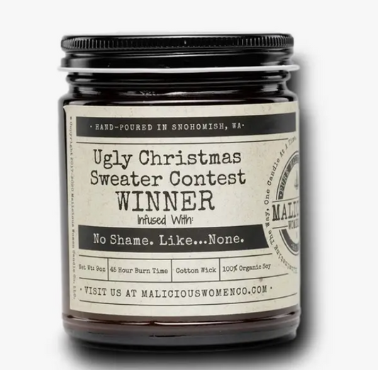 Ugly Christmas Sweater Contest WINNER
