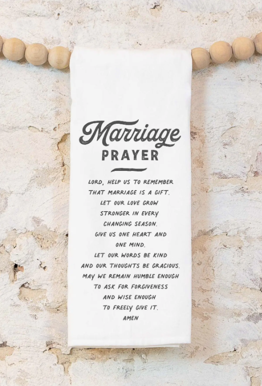 Wedding Prayer Tea Towel