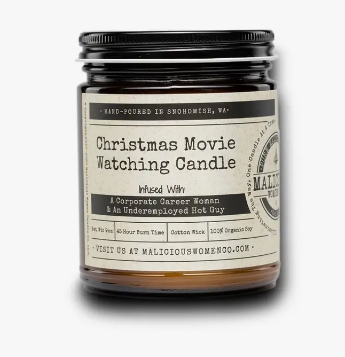 Christmas Movie Watching Candle