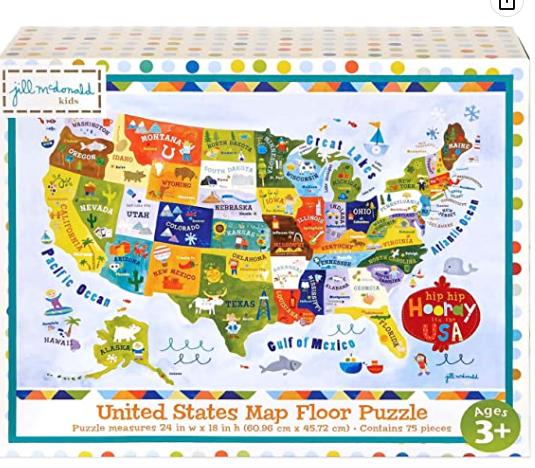 United States Map Floor Puzzle