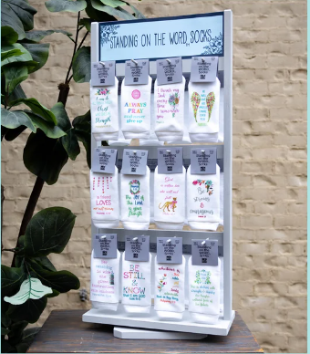 Standing on the WORD Socks