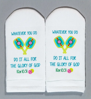 Standing on the WORD Socks