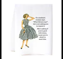 Southern Sisters/ Cora & Pate  Dish Towels