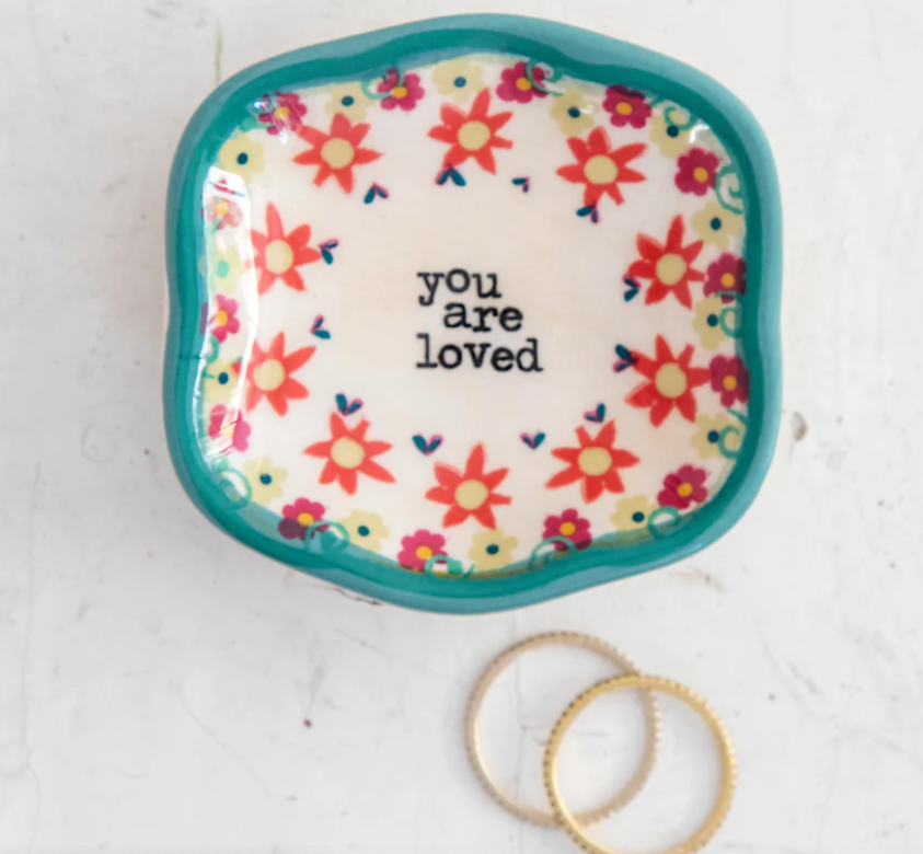 Artisan Trinket Jewelry Dish - You Are Loved