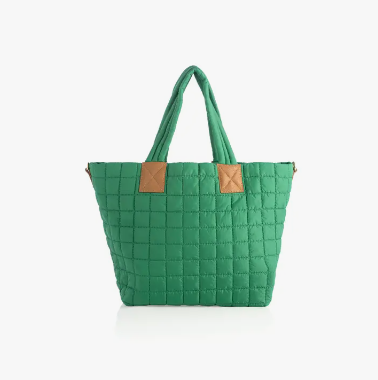 EZRA QUILTED NYLON TOTE