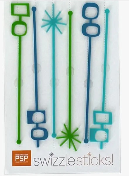 Acrylic Swizzle Stick Set