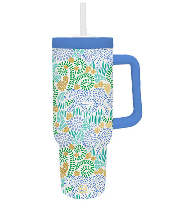 Mary Square To-Go Handle Tumbler