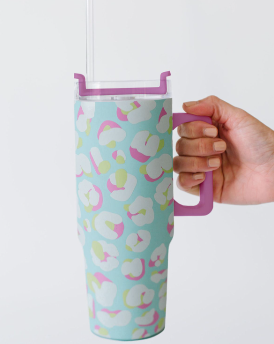 Mary Square To-Go Handle Tumbler