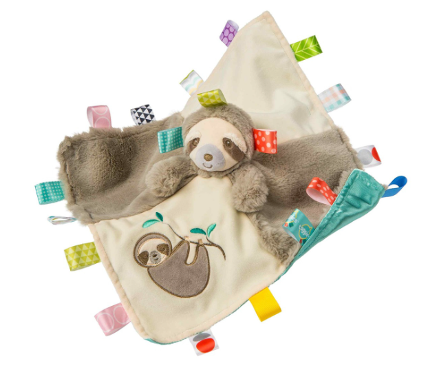 TAGGIES MOLASSES SLOTH CHARACTER BLANKET