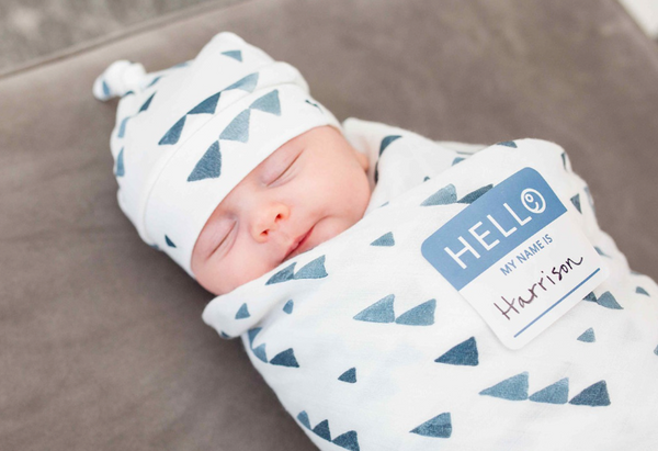 LULUJO HELLO WORLD HAT & SWADDLE SET