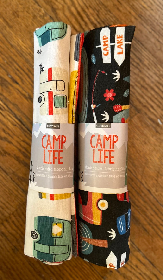 Camp Life Double sided Fabric Napkin