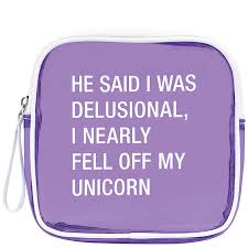 Fell Off My Unicorn Cosmetic Bag