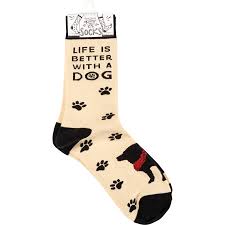 Life is Better with a Dog Socks
