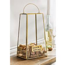 Uncork & Unwined Brass Cork Display Box