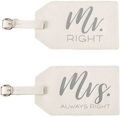 Mr. & Mrs. Luggage Tag Set