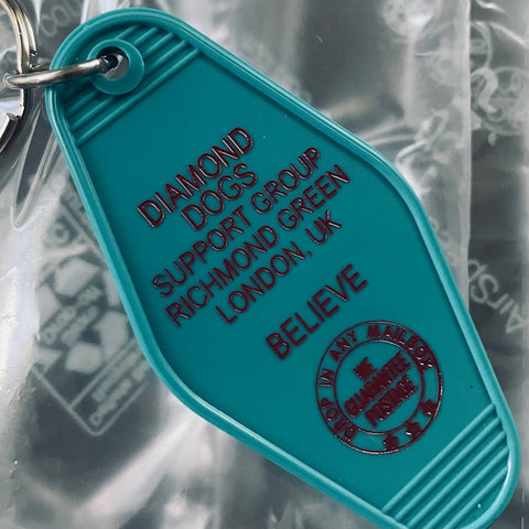 Motel Key Fob - Diamond Dogs Support Group (Ted Lasso)